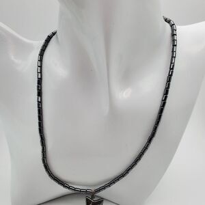 Hematite be a star necklace N1001‎